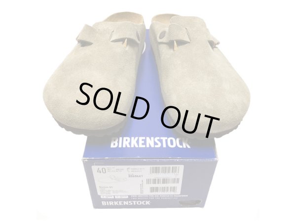 画像1: BIRKENSTOCK® Boston Taupe  ビルケンシュトック ボストン 新品 箱付 (1)