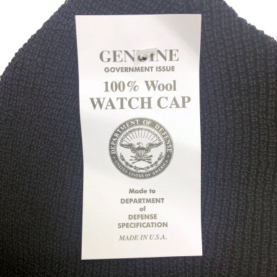 画像2: Deadstock 2000'S US.Navy Watch Cap Wool 米海軍ニット・キャップ 紺