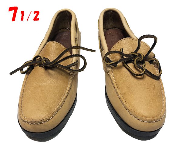 画像10: Deadstock 1990'S Quoddy Trail TAN Camp Moccasin アメリカ製 箱ナシ (10)
