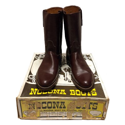 画像1: Deadstock 1970'S NOCONA M100 BOOT RUSS Made in USA 箱付