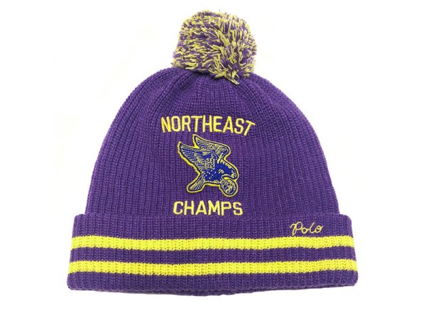 画像1: POLO Ralph Lauren NORTHEAST CHAMPS KNIT HAT ポロ ニットキャップ (1)