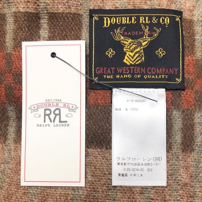 画像3: RRL RUTLAND SCARF OBLONG WOOL  Made in U.K. カシミア混ストール 