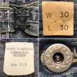 画像7: RRL US.NAVY BOZEMAN Denim Trouser Buckle Back Vintage加工  (7)