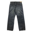 画像3: RRL US.NAVY BOZEMAN Denim Trouser Buckle Back Vintage加工  (3)