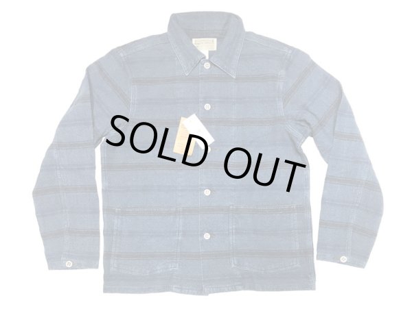 画像1: RRL Indigo Dobby Cooper JK ダブルアールエル インディゴ ストライプ ドビー (1)