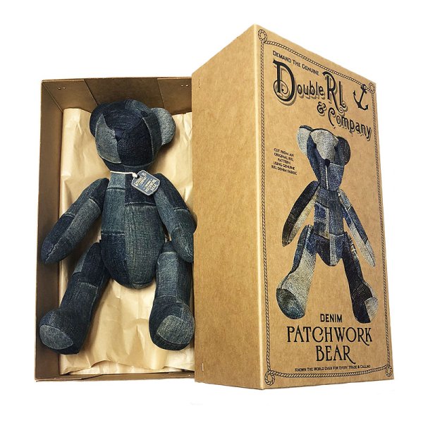 画像2: RRL LIMITED Denim Patch Work BEAR  ダブルアールエル リミテッド ベア (2)