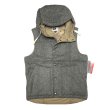 画像2: ENGINEERED GARMENTS  TWEED PRIMALOFT® Vest W/Hood NOS  (2)