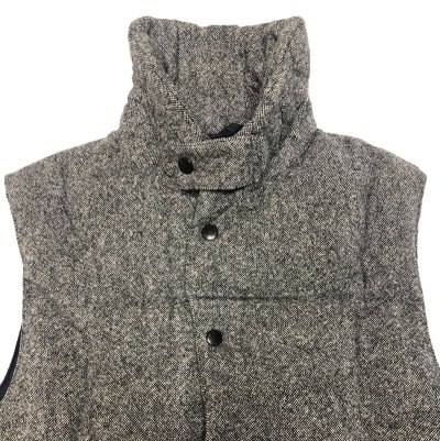 画像1: ENGINEERED GARMENTS® Homespun Down Vest Shawl Collar NOS L