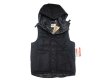 画像1: ENGINEERED GARMENTS  Wool Twill PRIMALOFT® Vest W/Hood NOS  (1)