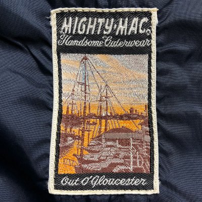 画像3: 【Vintage/Used】MIGHTY-MAC® Poplin Jacket NAVY 1970'S USA製