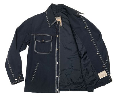 画像1: 【Vintage/Used】MIGHTY-MAC® Poplin Jacket NAVY 1970'S USA製