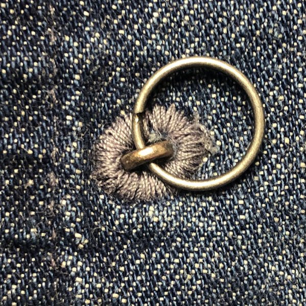 画像9: POLO Ralph Lauren US.NAVY Shawl Collar Denim Jacket Vintage加工 (9)