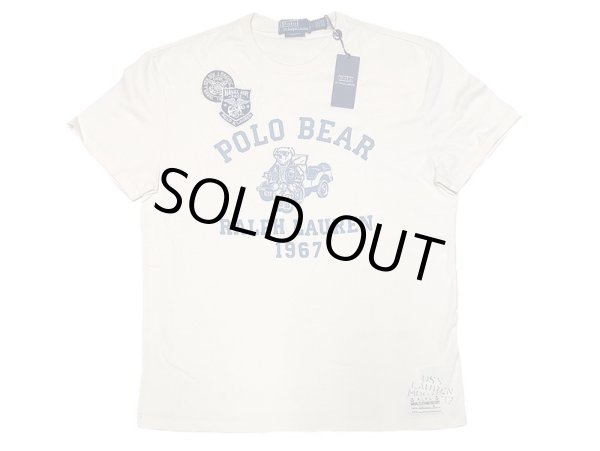 画像1: POLO BEAR Ralph Lauren  US.NAVY Tee ワッペン/染み込みプリント (1)