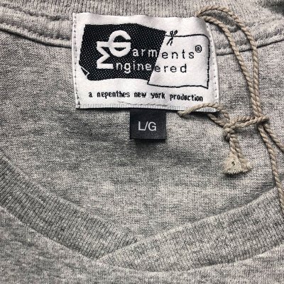 画像3: ENGINEERED GARMENTS® Pocket-Tee "NEW YORK ISSUE" カナダ製 灰 4
