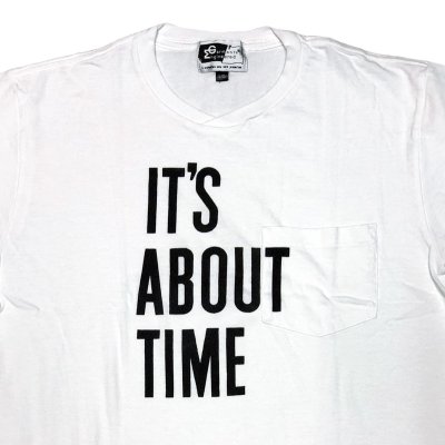 画像1: ENGINEERED GARMENTS® Pocket-Tee "IT'S ABOUT TIME" カナダ製 白 7