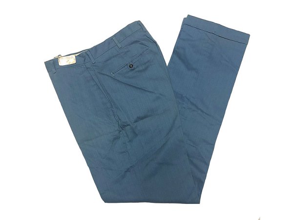 画像1: Deadstock 1960’S Unkown Brand Broken Pike Work Trousers Made in USA (1)