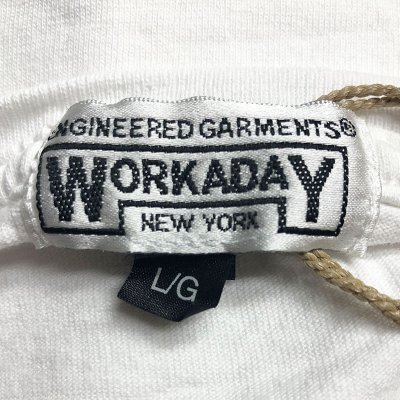 画像3: ENGINEERED GARMENTS®WORKADAY Pocket-Tee カナダ製 白 無地