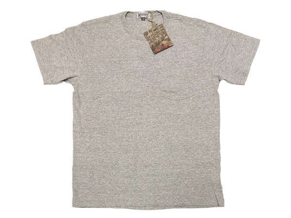 画像1: ENGINEERED GARMENTS®WORKADAY Pocket-Tee カナダ製 灰 無地 (1)