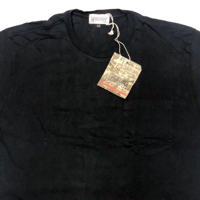 画像1: ENGINEERED GARMENTS®WORKADAY Pocket-Tee カナダ製 黒 無地