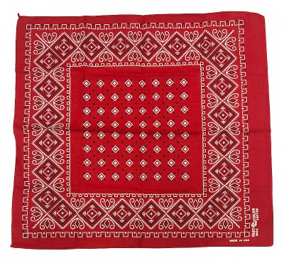 画像2: Deadstock 1980'S ELEPHANT BRAND FAST COLOR BANDANA  赤 USA製