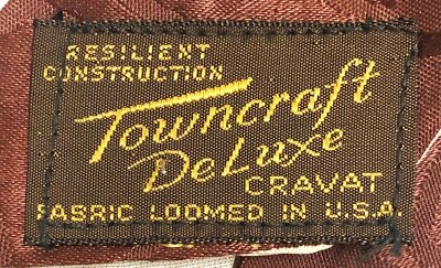 画像3: 【Vintage/Used】Towncraft De Luxe Tie 1950'S USA製 ヴィンテージ・タイ5