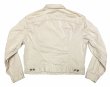 画像2: 【Vintage/Used】LEVIS 940BXX COTTON SATIN JACKET "E" 1960'S SZ46 (2)