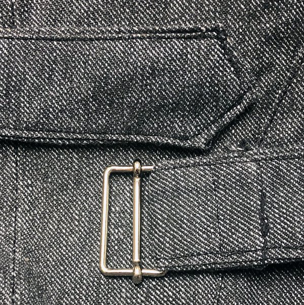 画像8: MANUFRANCE Black Chambray Work Coat 1950'S NOS フレンチアトリエコート (8)