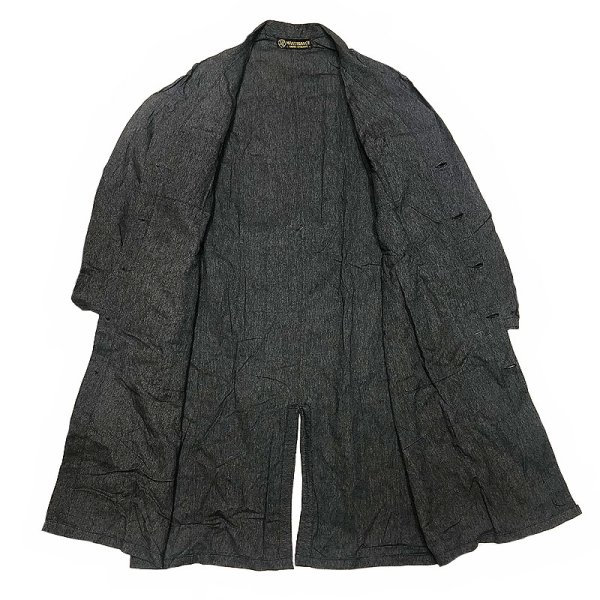 画像6: MANUFRANCE Black Chambray Work Coat 1950'S NOS フレンチアトリエコート (6)