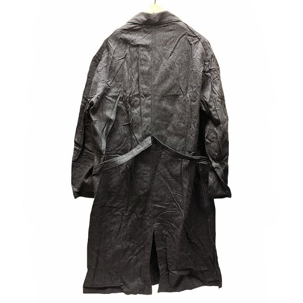 画像3: MANUFRANCE Black Chambray Work Coat 1950'S NOS フレンチアトリエコート (3)