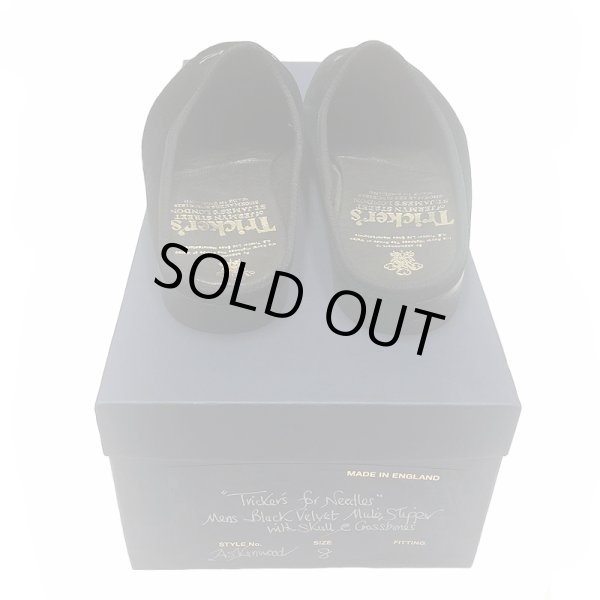 画像3: Tricker’s for Needles Skull Velvet Mule NOS デッドストック イギリス製 箱付 (3)