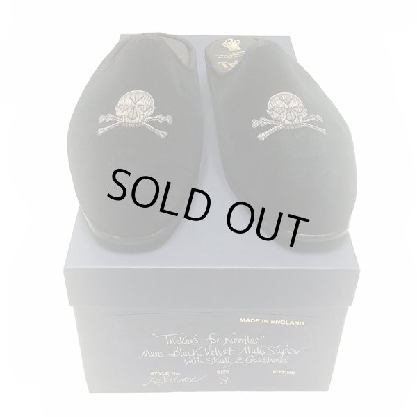 画像2: Tricker’s for Needles Skull Velvet Mule NOS デッドストック イギリス製 箱付 (2)