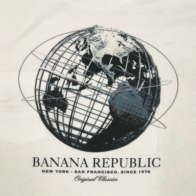 画像1: BANANA REPUBLIC POCKET-T 1990'S NOS デッドストック アメリカ製
