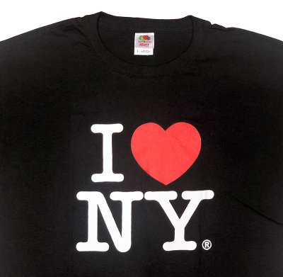 画像1: Deadstock 2000'S "I LOVE NY®" 黒 デッドストック フルーツオブザルーム