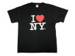 画像1: Deadstock 2000'S "I LOVE NY®" 黒 デッドストック フルーツオブザルーム (1)
