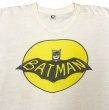 画像4: 【Vintage/Used】1960’S RUSSELL BATMAN Tee L 染み込みプリント　 (4)