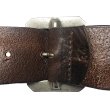 画像4: UN-SYMMETRY GARRISON BELT 3.8 アンシンメトリー ギャリソン ベルト 茶 (4)