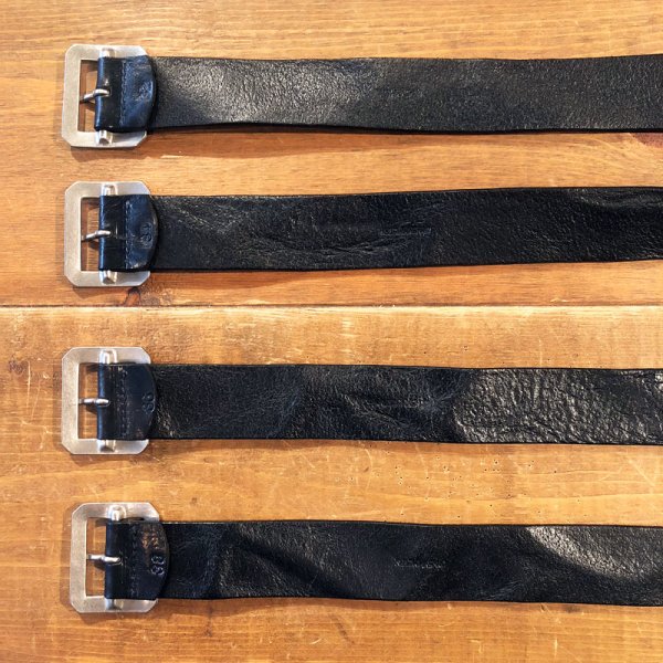 画像7: UN-SYMMETRY GARRISON BELT 3.8 アンシンメトリー ギャリソン ベルト 黒 (7)