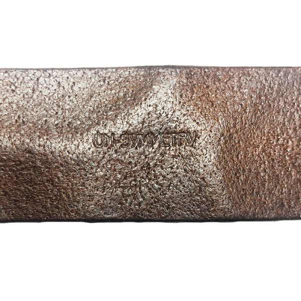 画像5: UN-SYMMETRY GARRISON BELT 3.8 アンシンメトリー ギャリソン ベルト 茶 (5)