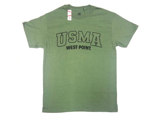 画像1: USMA/US MILITARY ACADEMY WEST POINT Tee MV®SPORTS OLIVE (1)