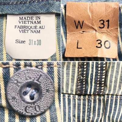 画像3: RRL(Double RL) US.NAVY Utility Trouser Hickory Stripes Vintage加工 