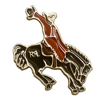 画像1: Double RL(RRL) Brass Metal Pin #15 RRL RODEO ダブルアールエル ピンバッジ 