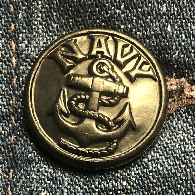 画像2: 【Vintage/Used】US.NAVY Shawl Collar DENIM Jacket 1940'S 米海軍実物