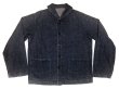 画像1: 【Vintage/Used】US.NAVY Shawl Collar DENIM Jacket 1940'S 米海軍実物 (1)
