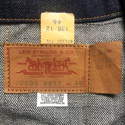 画像3: Deadstock 1970'S LEVI'S 70505-0217 "e" SZ46 デッドストック リーバイス　