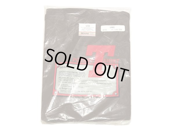 画像1: Deadstock 1970'S SEARS POCKET Tee 50/50 USA製 シアーズ ポケT 茶 袋入 (1)