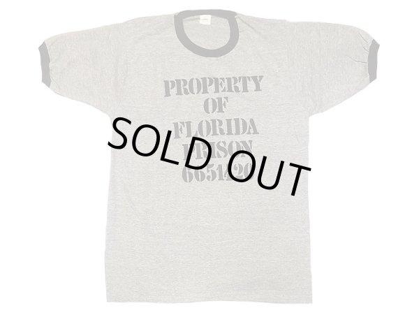 画像1: Deadstock 1980S FLORIDA PRISON Ringer Tee デッドストック アメリカ製　 (1)
