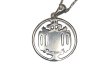 画像3: USNA (US NAVAL ACADEMY) Sterling Silver Round "USNA" Crest Necklace (3)