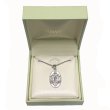 画像6: USNA (US NAVAL ACADEMY) Sterling Silver Oval "USNA" Crest Necklace (6)