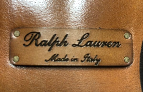 画像8: RALPH LAUREN DENVERII CAP-TOE BLACK CALF MADE IN ITALY 7E(25.5)  (8)