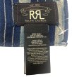 画像5: RRL INDIGO OBLONG COTTON SCARF ダブルアールエル 本藍染 ストール (5)